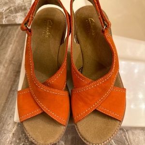 Orange espadrilles